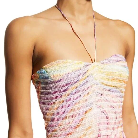 ROCOCO SAND Eira Pattern Tiered Maxi Dress NWT Small‎ - Picture 3 of 9